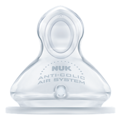 NUK First Choice Plus Silicone Teat SZ2 Small Hole 2pk