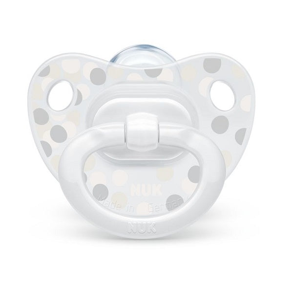 NUK Classic Happy Days Silicone Soother 6-18 Month 1pk