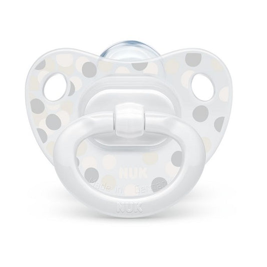NUK Classic Happy Days Silicone Soother 6-18 Month 1pk