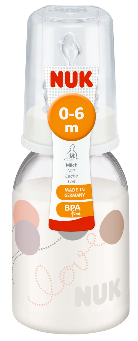 NUK Classic Polypropylene Baby Bottle 110ml with Teat