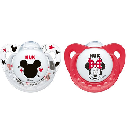 NUK Disney Mikey Trendline Silicone Soother Size 2 2pk