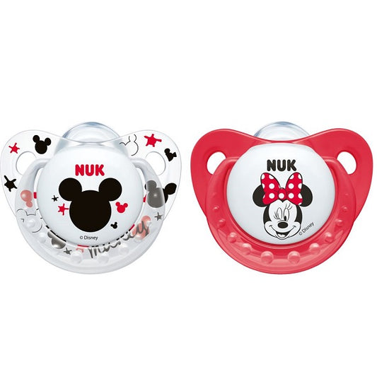 NUK Disney Mikey Trendline Silicone Soother Size 2 2pk