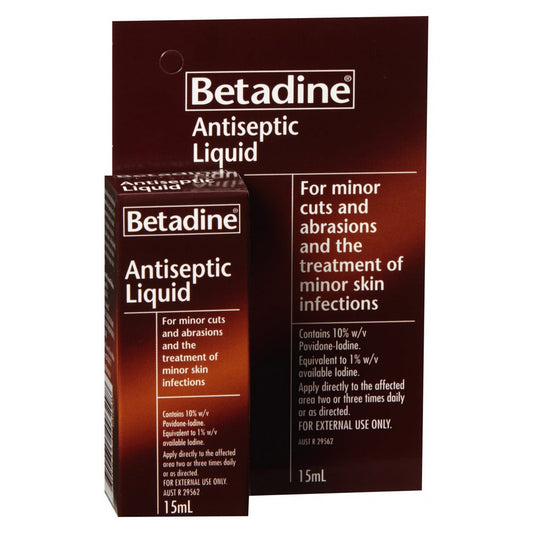 Betadine Antiseptic Liquid 15ml