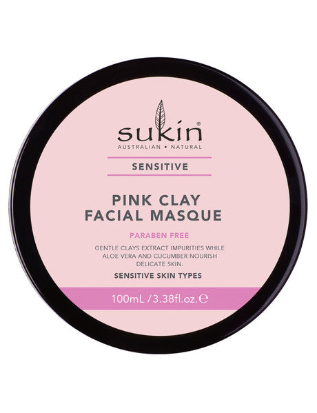 SUKIN  Pink Clay Facial Masque Sensitive 100ml