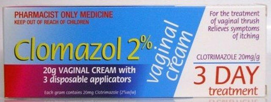 Clomazol 2% Vaginal Cream 20g + 3 application
