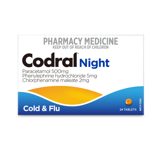 Codral Nightime Tablets 24