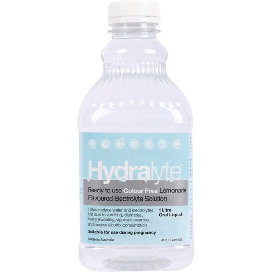 Hydralyte RTU Electrolyte Solution Lemonade 1 Litre