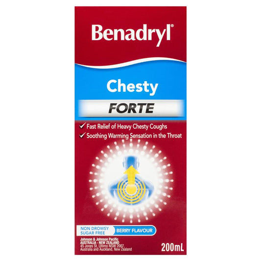 Benadryl CHESTY Forte Cough Liquid 200ml