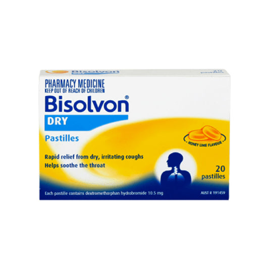 BISOLVON Dry Honey Lime Pastil 20pk