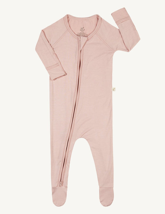 Boody Baby Long Sleeve Onesie Rose