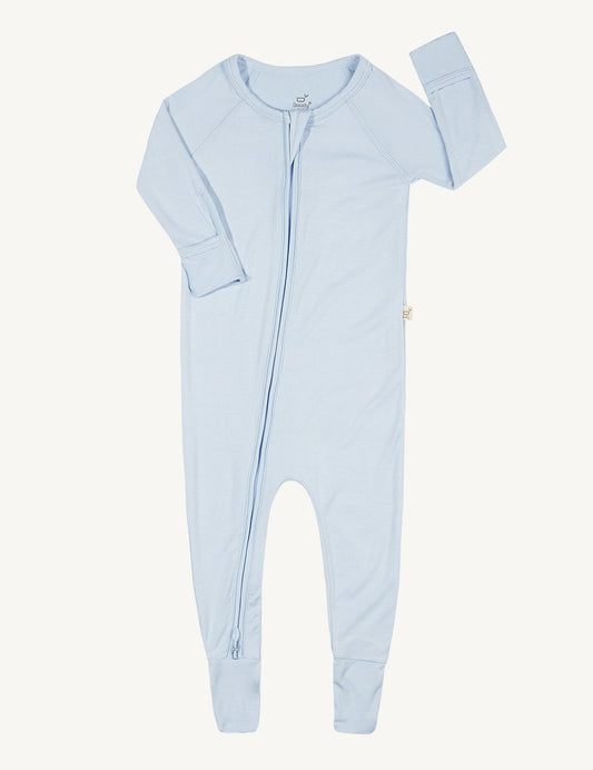 Boody Baby Long Sleeve Onesie Sky