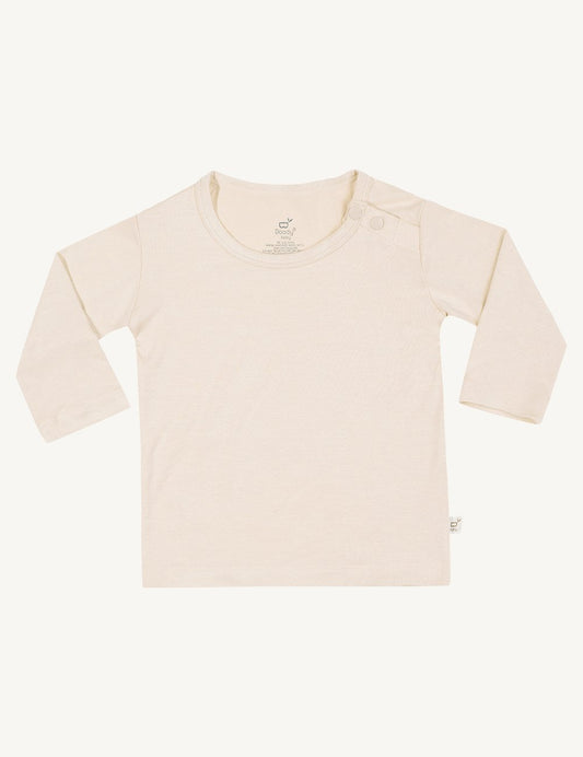 Boody Baby Long Sleeve Top Chalk