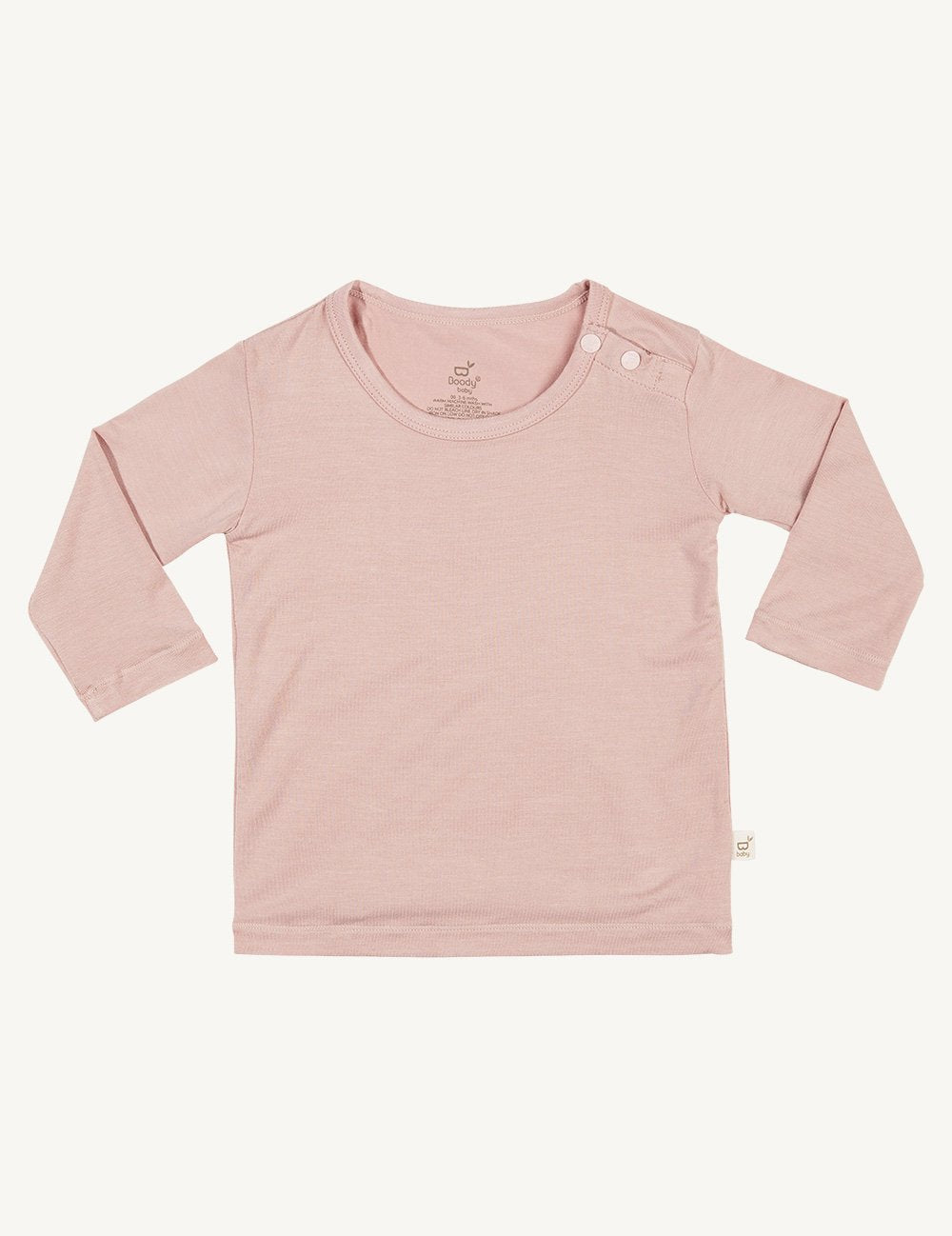 Boody Baby Long Sleeve Top Rose