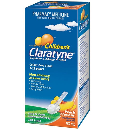 Claratyne Child Syrup Peach 100ml
