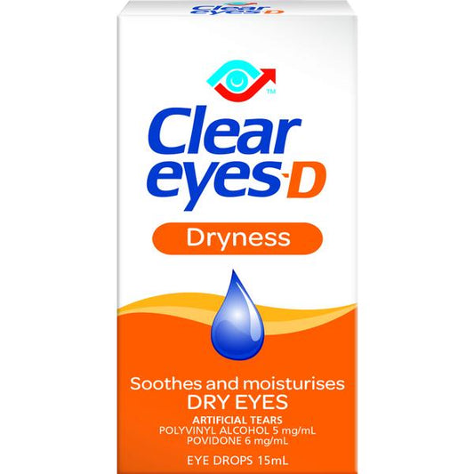 Clear Eyes Dryness Drops 15ml