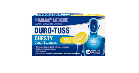 DURO-TUSS Chesty Cough Lozenges ?€? Lemon 24