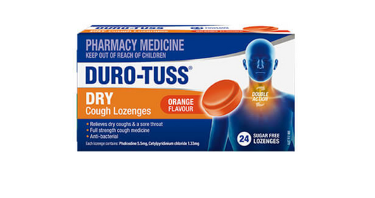 DURO-TUSS Dry Cough Lozenges ?€? Orange 24