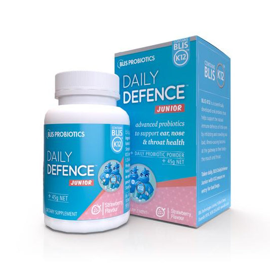 DailyDefence Junior with BLIS K12??? Strawberry Flavour 45g