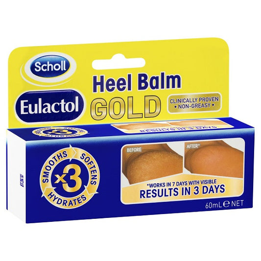 Scholl Eulactol Heel Balm Gold 60ml