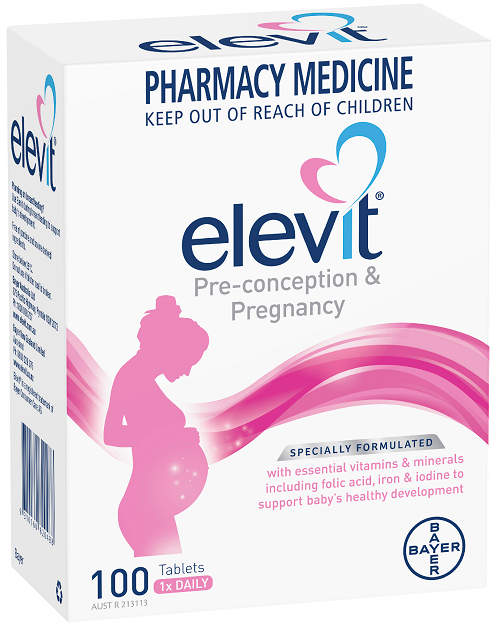 Elevit Pre-Conception & Pregnancy Tablets 100