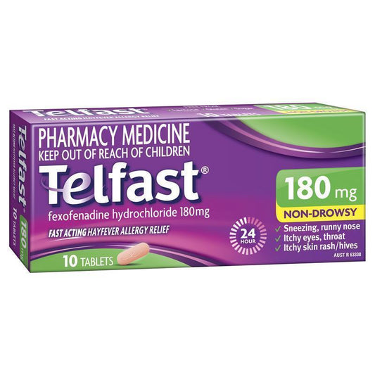 Telfast Tablets 180mg 10s