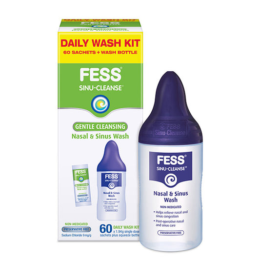 FESS Sinu Cleanse Gentle Cleansing Daily Wash Kit 60