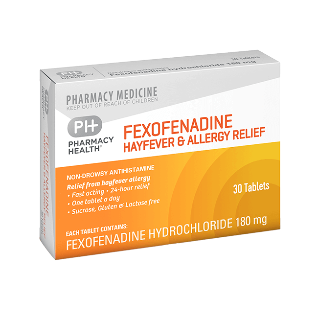 PH Fexofenadine Hayfever & Allergy Relief 30Tab