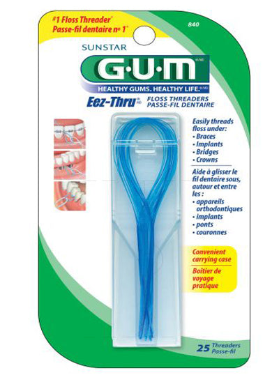 GUM Eez-Thru Floss Threaders 25