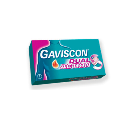 Gaviscon Dual Action Peppermint Tablets 32s