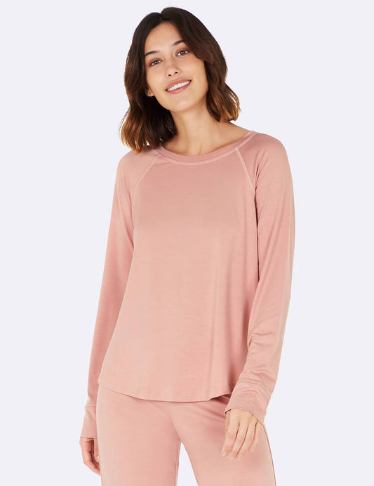 Goodnight Raglan Sleep Top Dusty Pink S -NEW