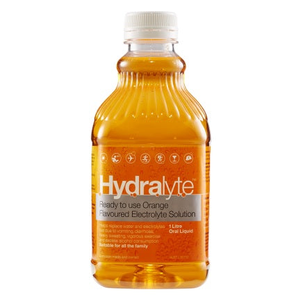 Hydralyte RTU Electrolyte Solution Orange 1 Litre