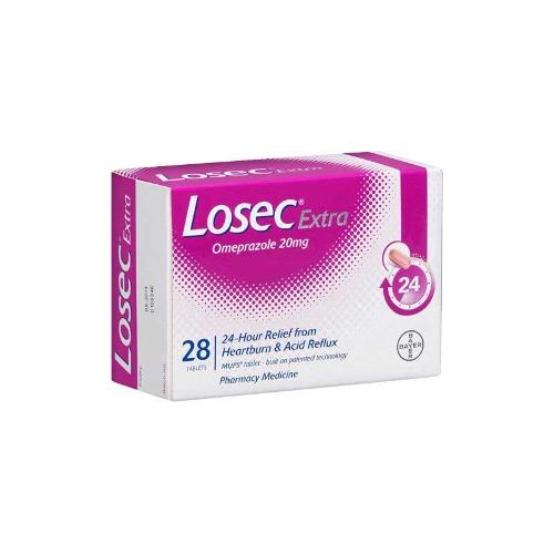 LOSEC Extra 20mg 28 Tabs