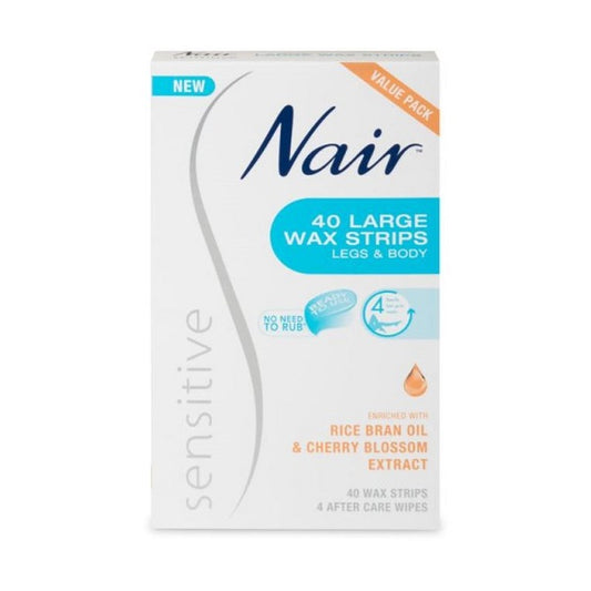 NAIR Sensitive Wax Strips Large 40pk