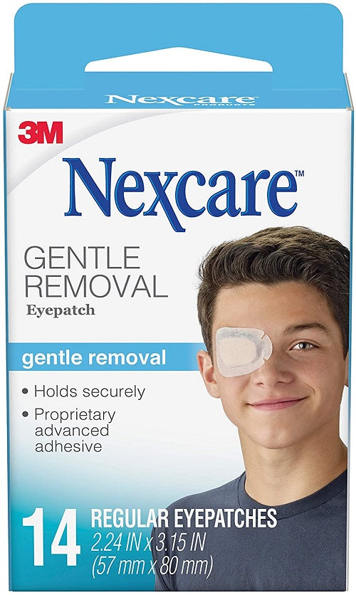 Nexcare Gentle Removal Regular Eye Patch 14 Pack