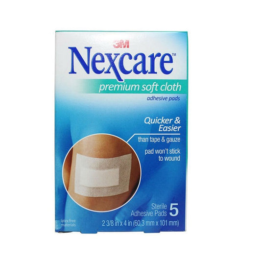 Nexcare Premium Soft Cloth Adhesive Pad 5