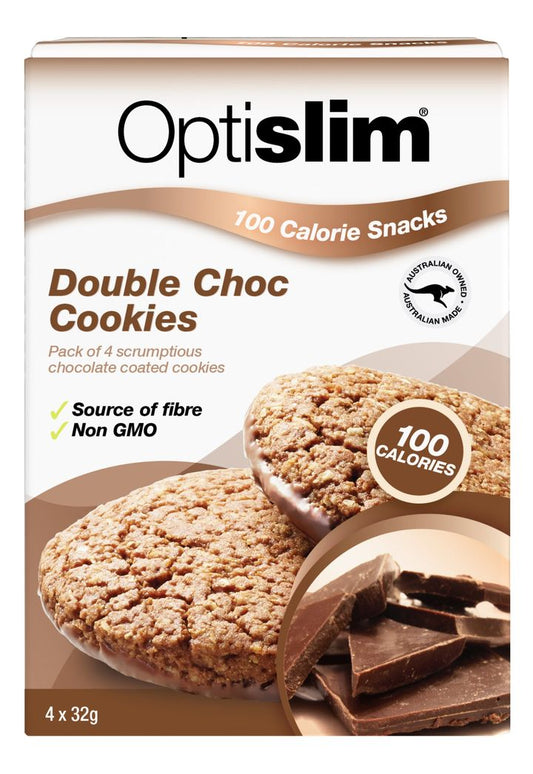 Optislim Snack Cookie Dbl Choc 32g