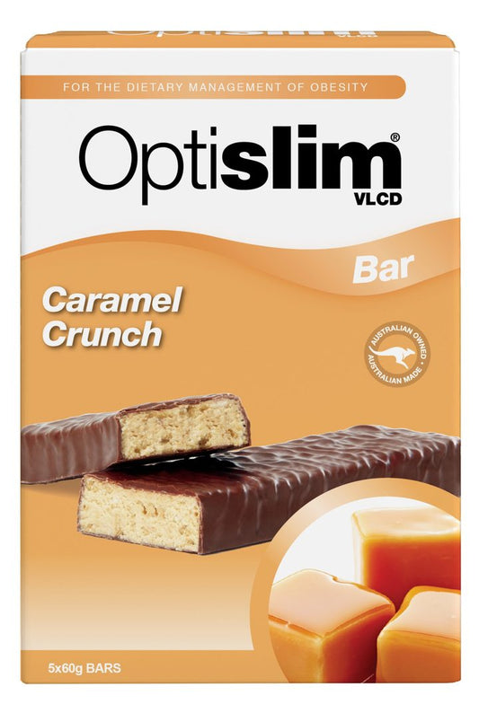 OptiSlim VLCD Choc Caramel Bar 60g