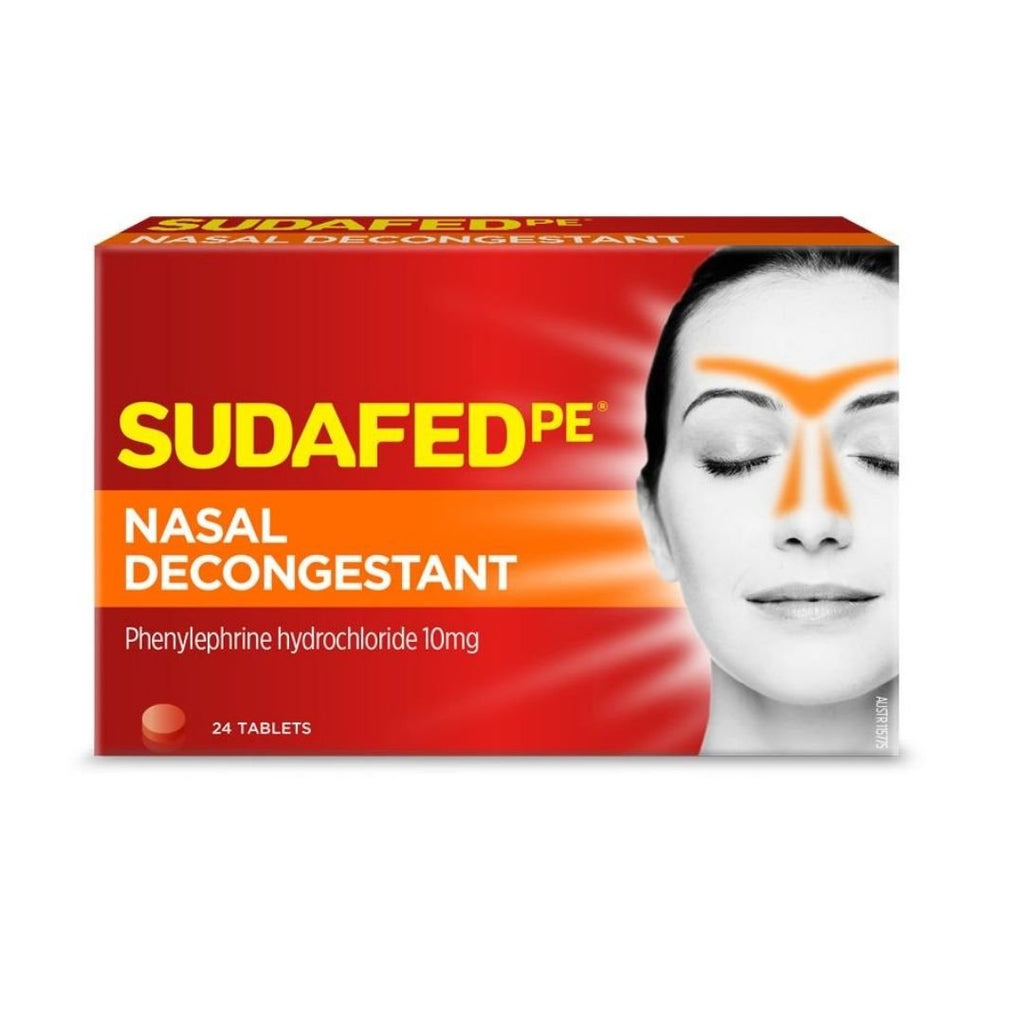 Sudafed PE Nasal Decongestant Tablets