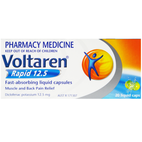 Voltaren Rapid 12.5mg Liquid Cap 20