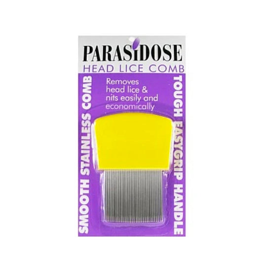 Parasidose Long Tooth Metal Head Lice Comb