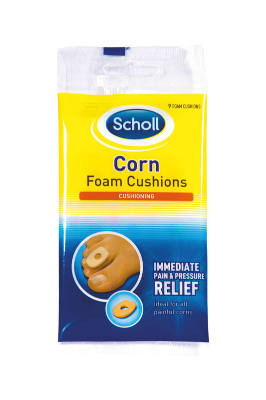 SCHOLL Corn Cushion Foam Oval 9pk