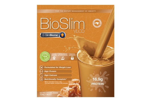 BioSlim VLCD Shake SlimBiome Salted Caramel 12x46g
