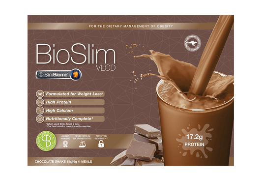 BioSlim VLCD Shake SlimBiome Chocolate 18x46g