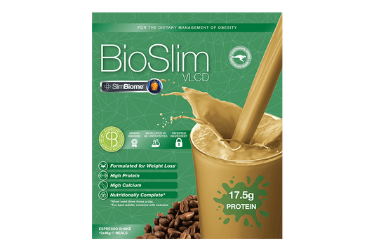 BioSlim VLCD Shake SlimBiome Espresso 12x46g