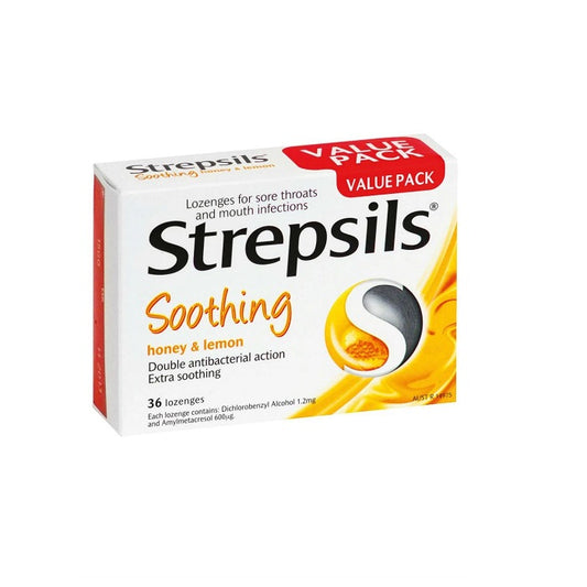 Strepsils Honey & Lemon 36loz