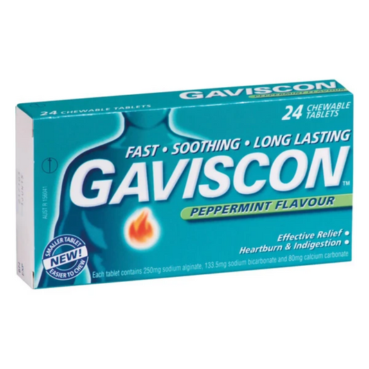 GAVISCON Tabs Peppermint 24s