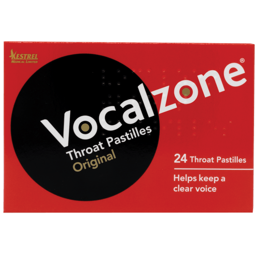 Vocalzone Sugar-Free Throat Pastilles 24pk - Original