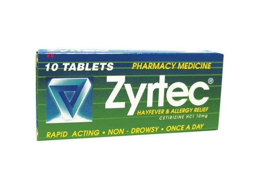 ZYRTEC Allergy & Hayfever Relief 10s