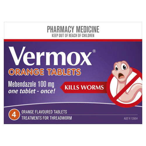 VERMOX Tabs 100mg 4