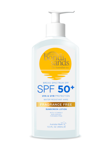 Bondi Sands SPF 50+ Fragrance Free Sunscreen Lotion Pump Pack